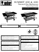 Weber SUMMIT 400 Operating Manual