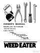 Weed Eater 178277 Owner's Manual