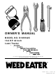 Weed Eater 178704 Owner's Manual