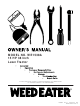 Weed Eater 180083 Owner's Manual