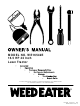 Weed Eater 180530 Owner's Manual