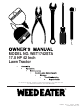 Weed Eater 186843 Owner's Manual