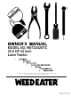 Weed Eater 188313 Owner's Manual