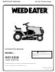 Weed Eater 96016000100 Operator's Manual
