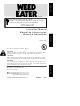 Weed Eater 530086916 Instruction Manual