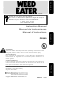 Weed Eater 530088134 Instruction Manual