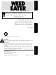 Weed Eater 530088774 Operator's Manual