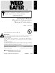 Weed Eater 530163479 Instruction Manual