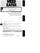 Weed Eater 530163906 Instruction Manual