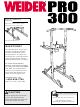 Weider WEBE13011 User Manual