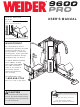 Weider WESY59100 User Manual