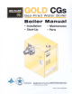 Weil-McLain GOLD CGS 550-110-260/02002 User Manual