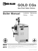 Weil-McLain GOLD CGS 550-110-260/0508 User Manual