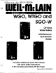 Weil-McLain SGO-W Service Manual