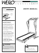 Weslo WCTL35090 Owner's Manual