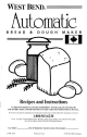 West Bend 41041Y Recipes And Instructions