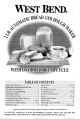 West Bend L5339 Instruction Manual