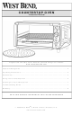 West Bend L5659B Instruction Manual