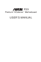 Asus II/CELERON P2V User Manual
