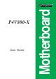 Asus Motherboard P4V800-X User Manual