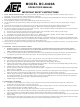 Atec BC-9400A Operator's Manual
