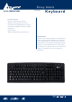 Atlantis Land Easy Black Keyboard A04-K2101 Caractéristiques