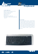 Atlantis Land XClass Keyboard A04-K302AC Specifications