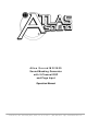 Atlas MG2500 Operation Manual