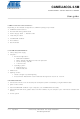 Atmel CAMELIACOL 2.5M User Manual