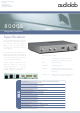 Audiolab 8000S Specification Sheet