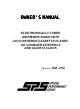 Audiovox GM-250 Owner's Manual