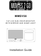 Audiovox Movies 2 Go MMSV58 Installation Manual