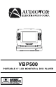 Audiovox VBP500 Instruction Manual