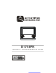 Audiovox D1718PK - DVD Player - 7 Instruction Manual