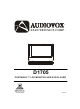 Audiovox D1705 Instruction Manual