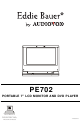 Audiovox Eddie Bauer PE702 Product Information