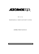 Auto Page Professional Vehicle Security System RF-315 Operation Manual