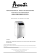 Avanti PAC12000 Instruction Manual