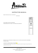 Avanti WDE98PS Instruction Manual
