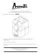 Avanti IMD250 Instruction Manual