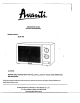 Avanti MO619M Instruction Manual