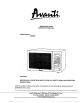 Avanti mo629t Instruction Manual