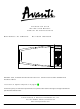 Avanti MO7180TW Instruction Manual