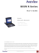 Avenview Rackmount Keyboard Drawer RSUN-N17 User Manual