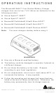 Avery Dennison MONARCH 9465 Operating Instructions