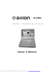 Axion 16-3903 Owner's Manual