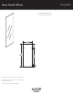 Axor Axor Starck Mirror 40140000 Specification Sheet