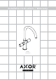 Axor Two-handle Sink Faucet 38840XX1 Installation Instructions / Warranty