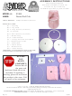 Badger Basket Round Doll Crib 01905 Assembling Instructions