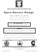Bakers Pride XOB-424 Installation And Operating Instructions Manual